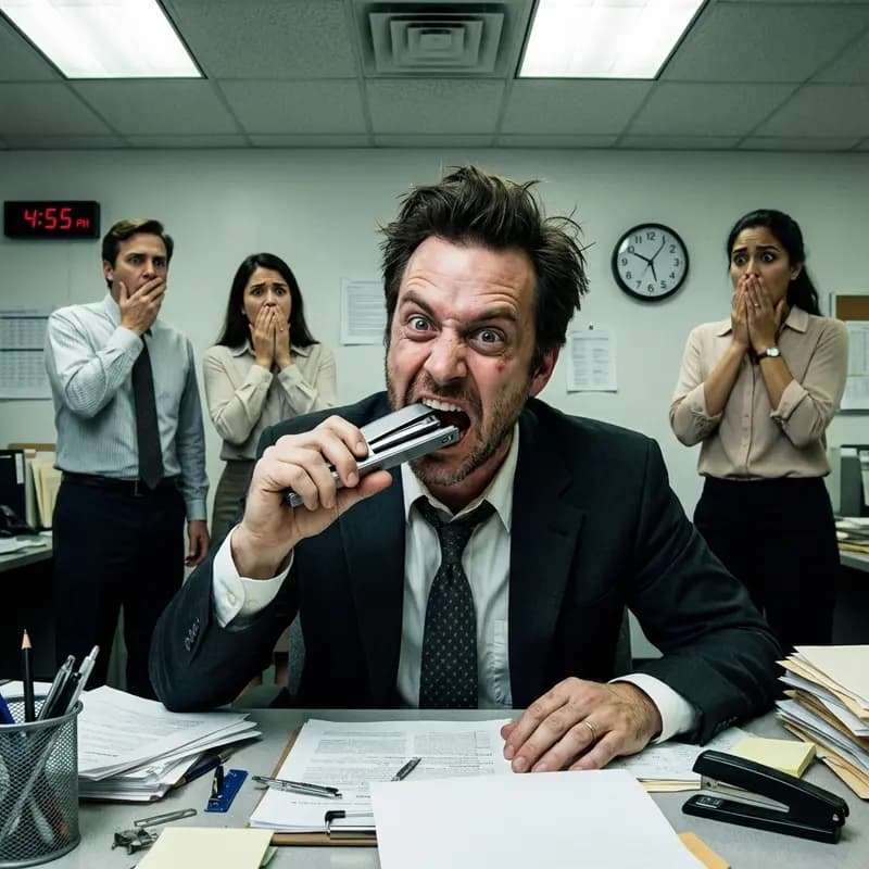 Stapler Lunch Break
